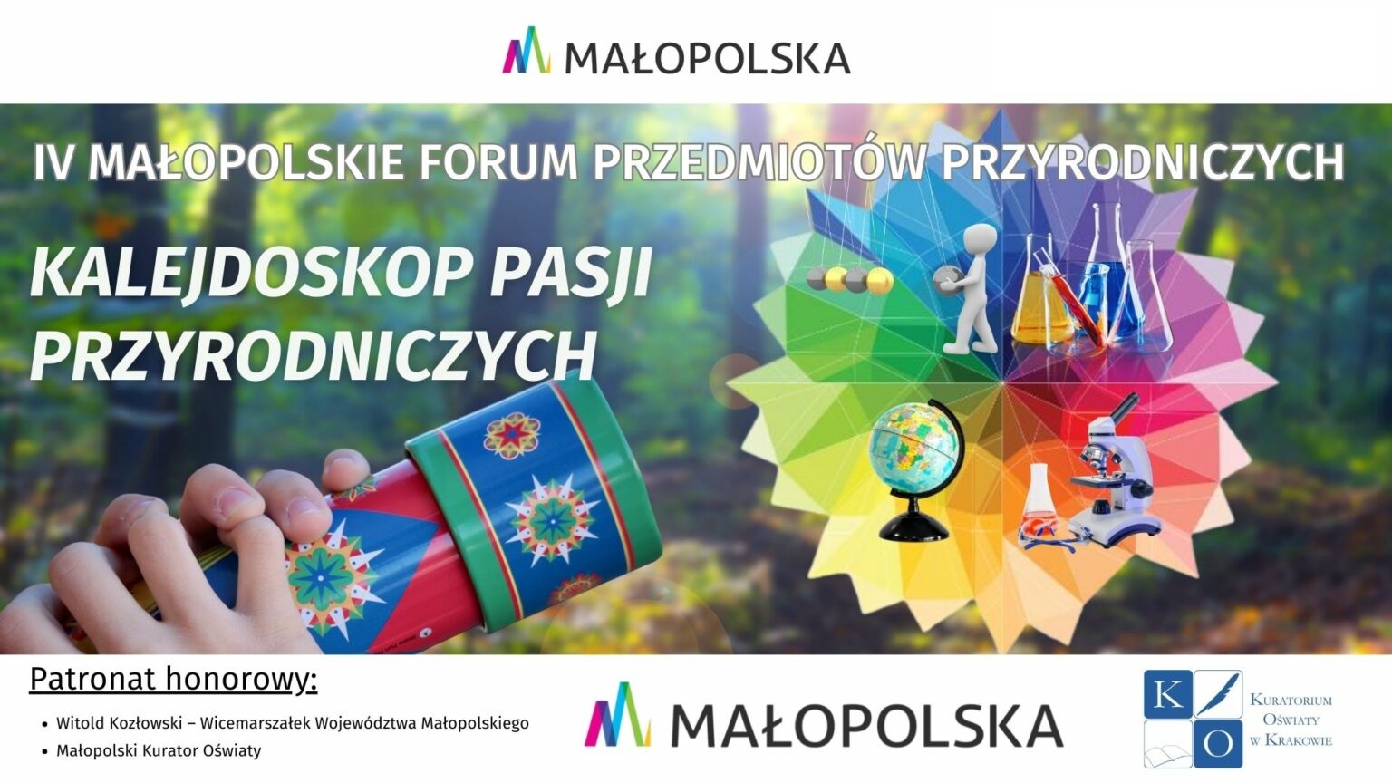 Zapraszamy na IV Małopolskie Forum Przedmiotów Przyrodniczych!